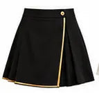 Tailored Skort — Nero · fronte