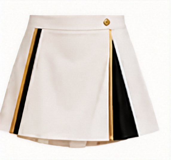 Tailored Skort — Bianco · fronte