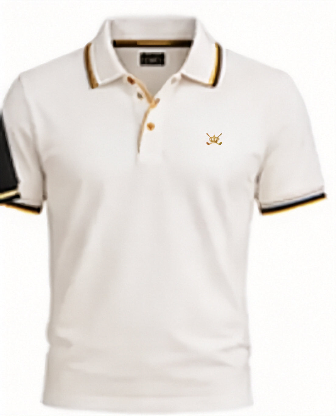 Polo Performance — Bianco · fronte