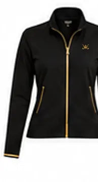 Light Golf Jacket — Nero · fronte