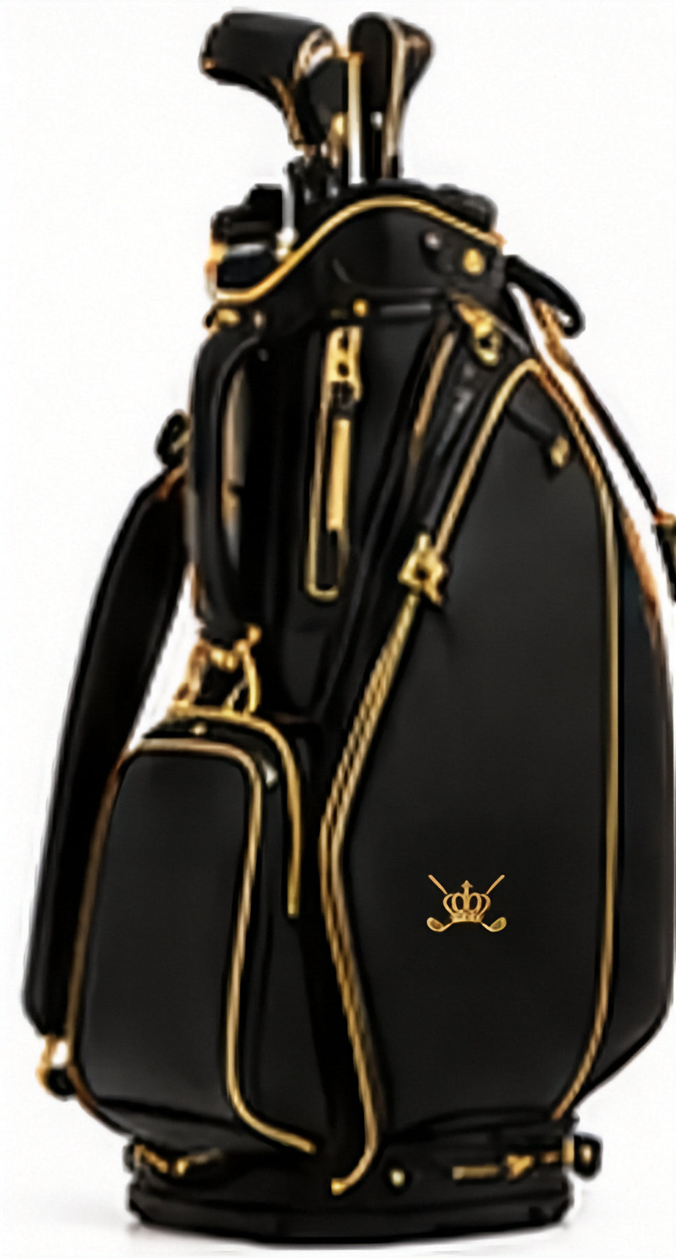 Premium Golf Bag — Nero · fronte
