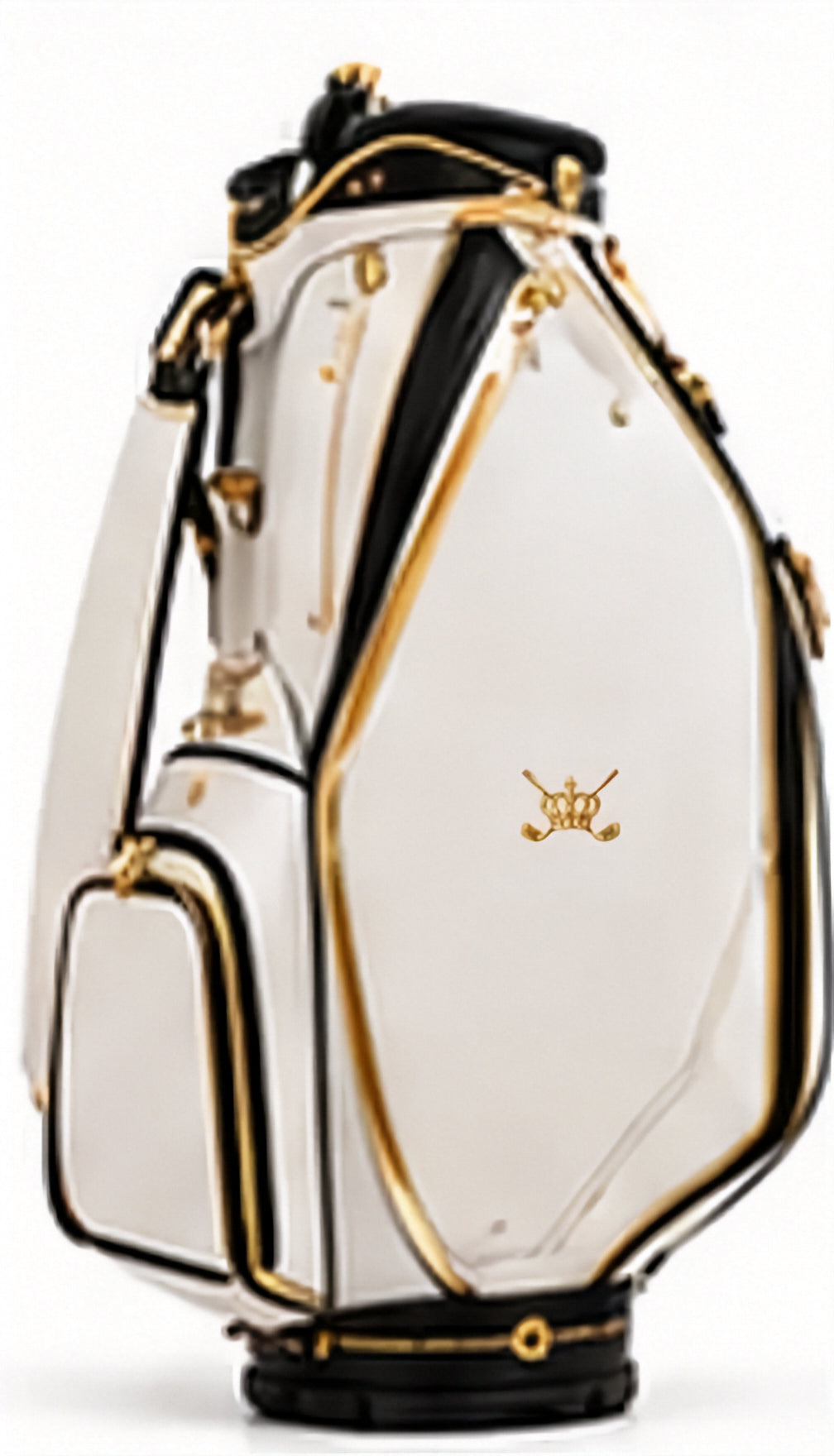 Premium Golf Bag — Bianco · fronte