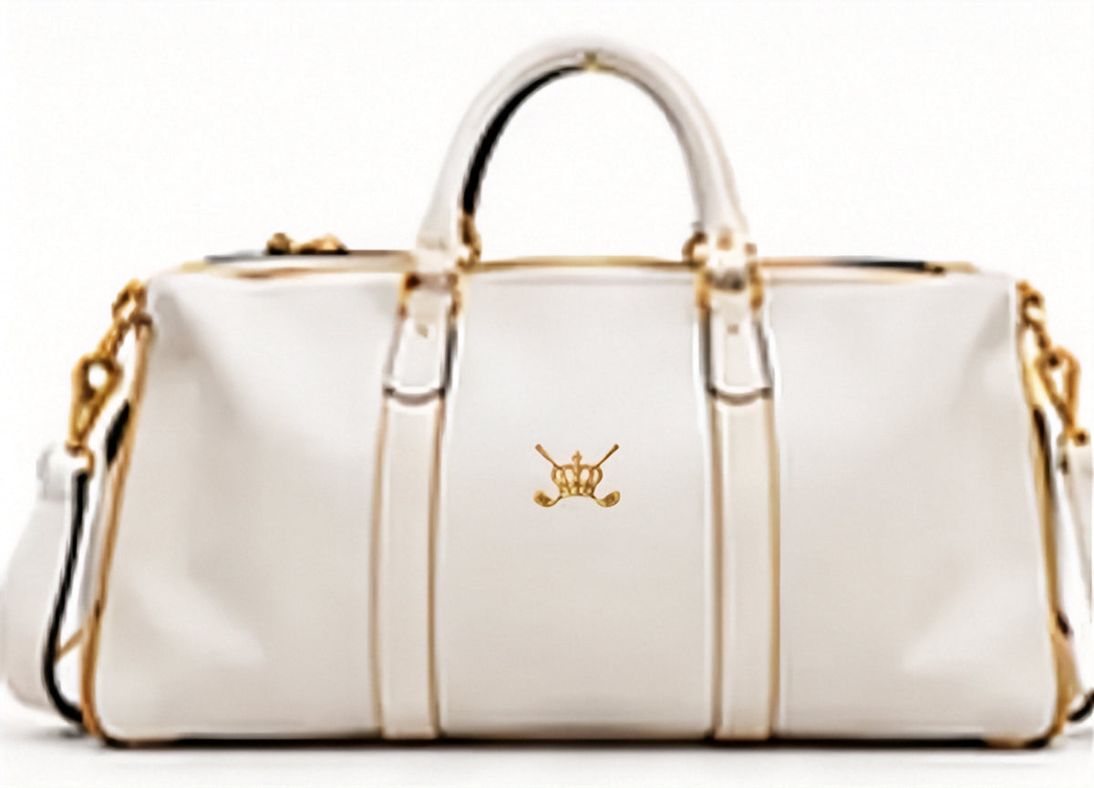 Weekend Duffel — Bianco · fronte