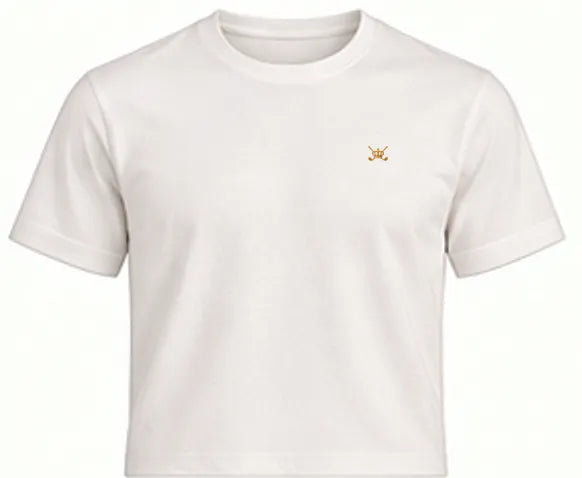 The Essential Tee — Bianco · fronte