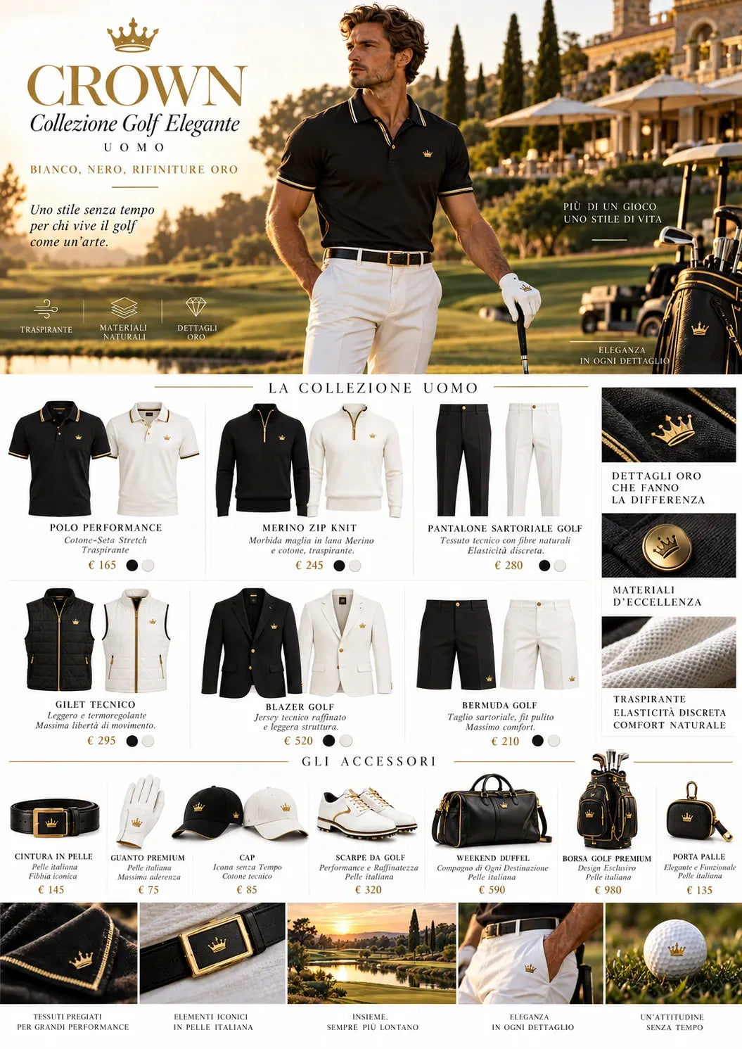 CROWN Golf men