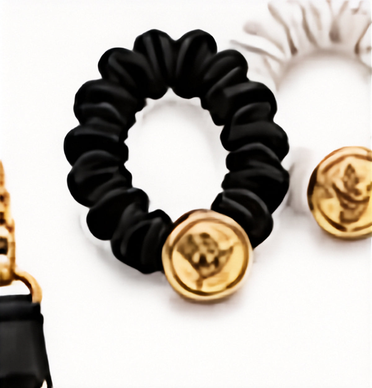Elastico Capelli — Nero · fronte