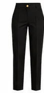 High-Waist Golf Trouser — Nero · fronte