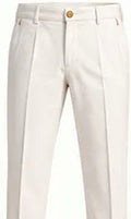 The Travel Trouser — Bianco · fronte