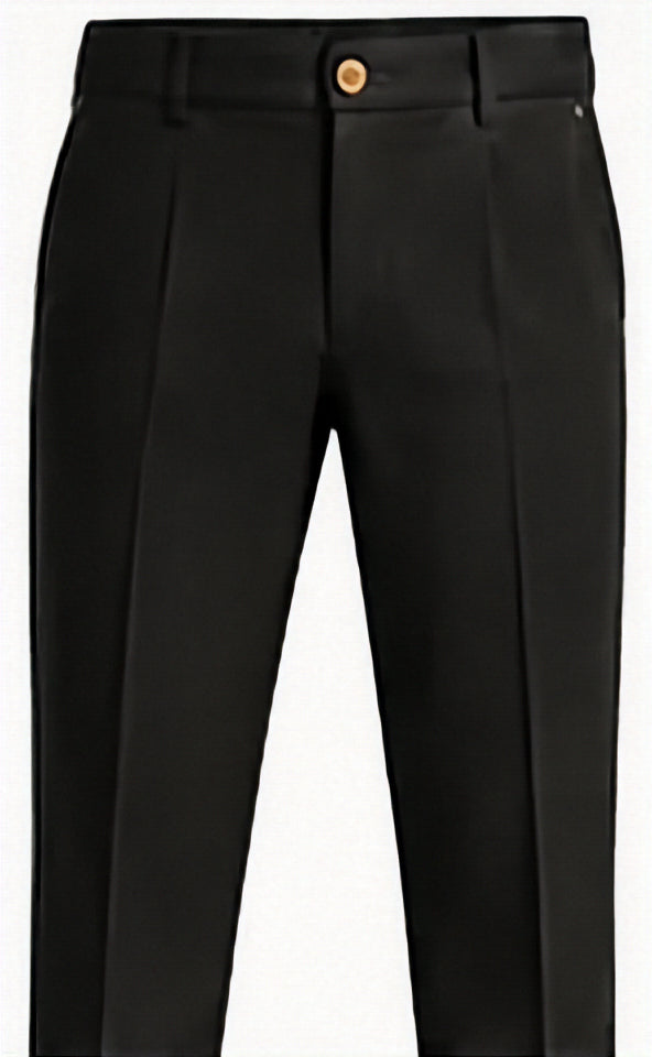 The Travel Trouser — Nero · fronte