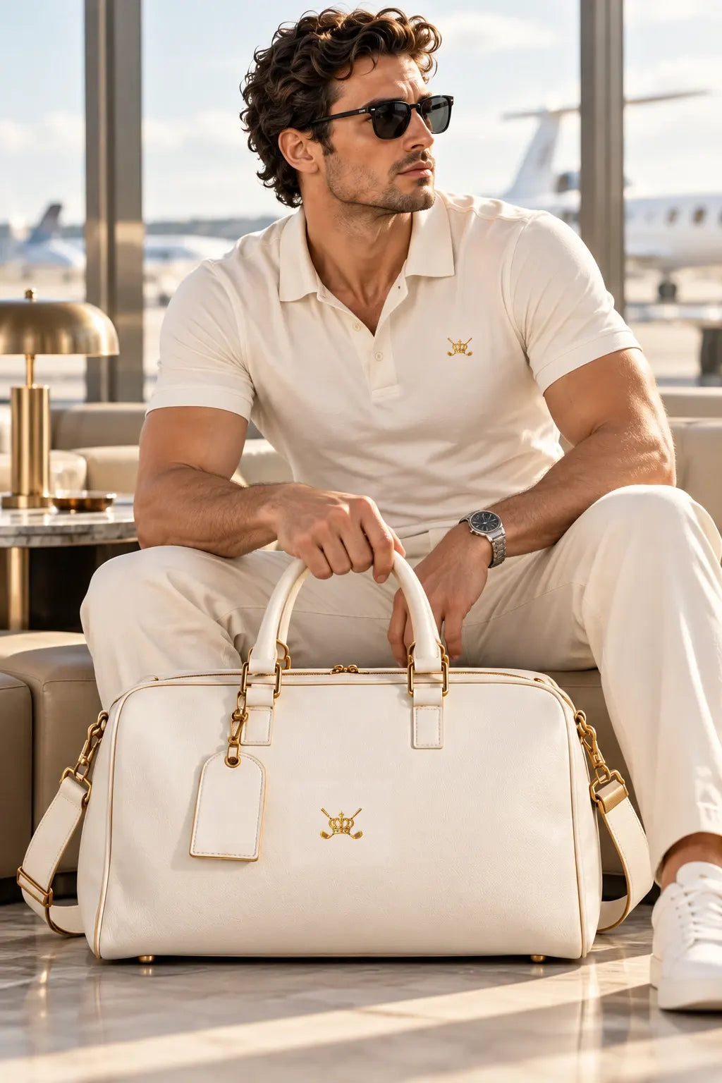 The Weekender — Bianco · indossato