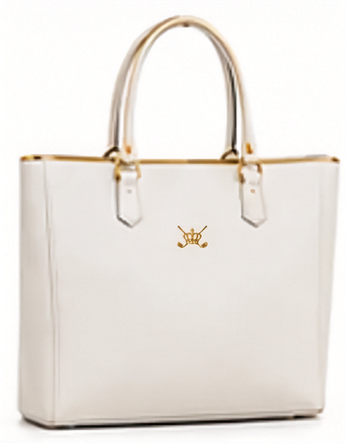 Structured Tote — Bianco · fronte