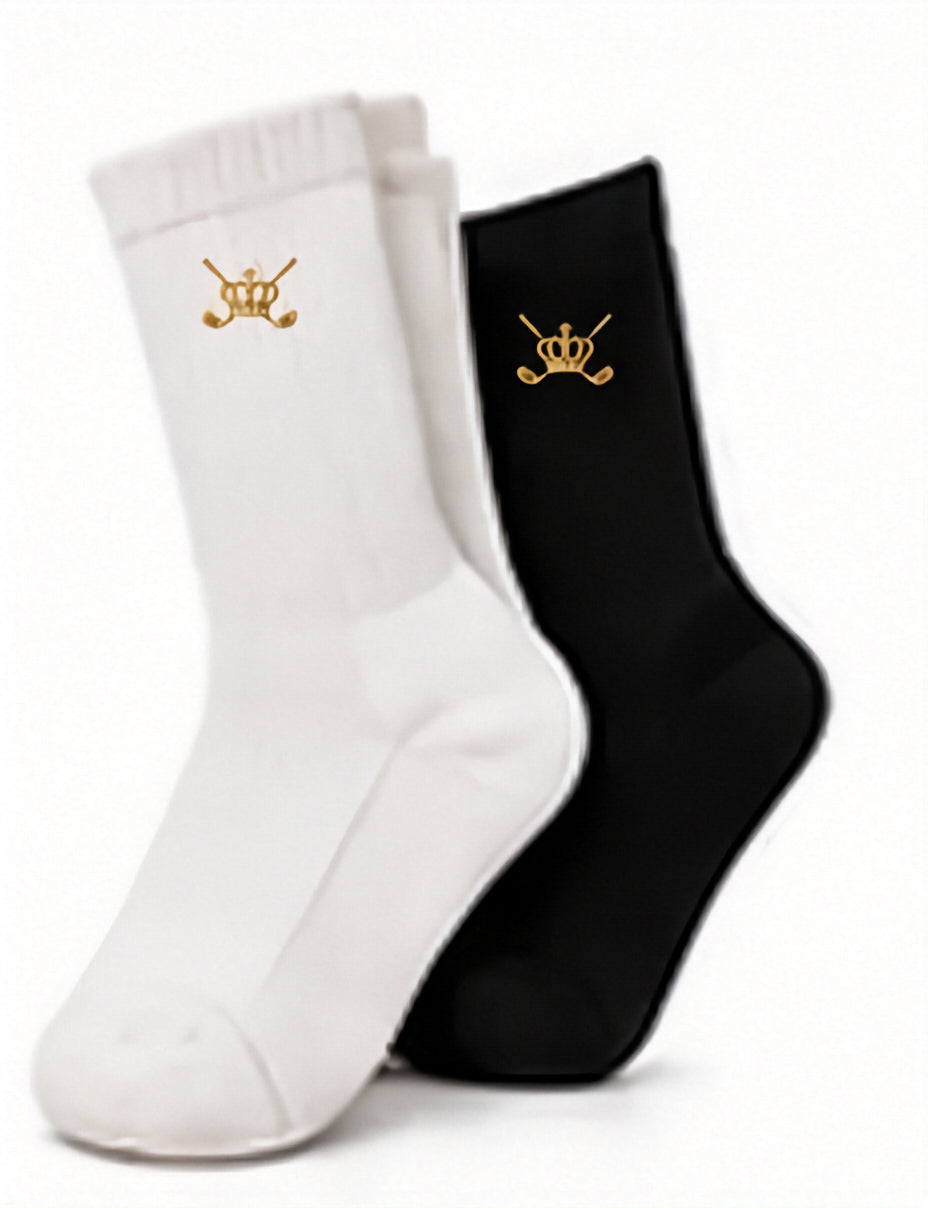 Calze Golf — Nero · fronte