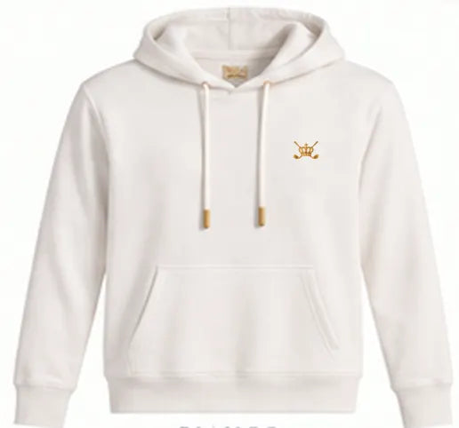 The Merino Hoodie — Bianco · fronte