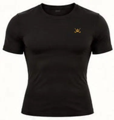 Core Support Tee — Nero · fronte
