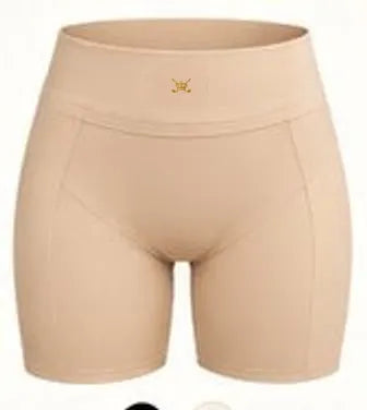 Second-Skin Shaping Short — Beige · fronte
