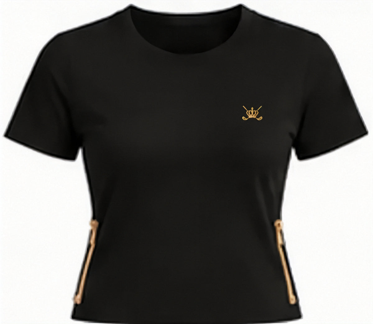 The Essential Tee — Nero · fronte